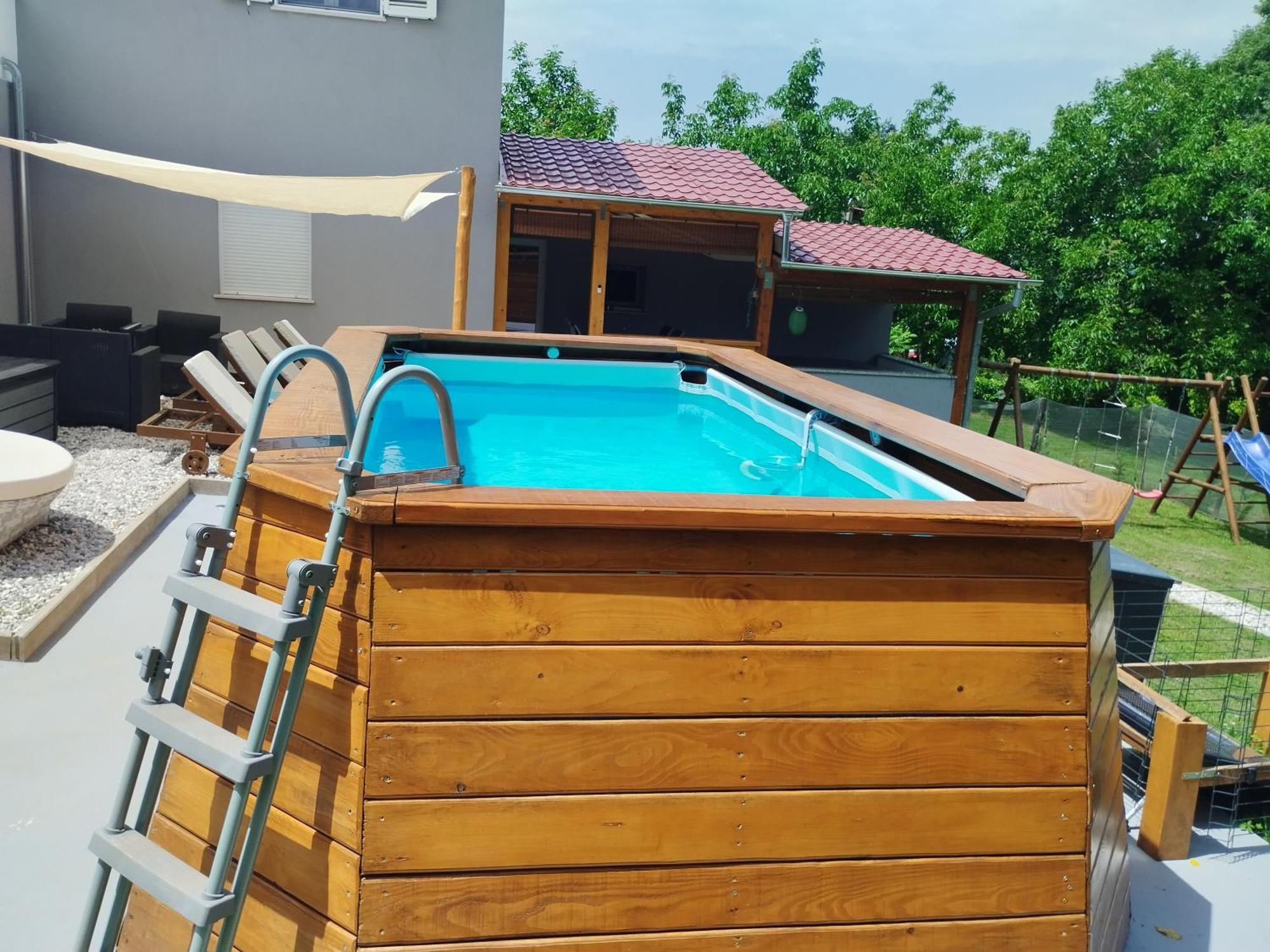 Apartman Goga With Pool And Jacuzzi Labin  Exterior photo